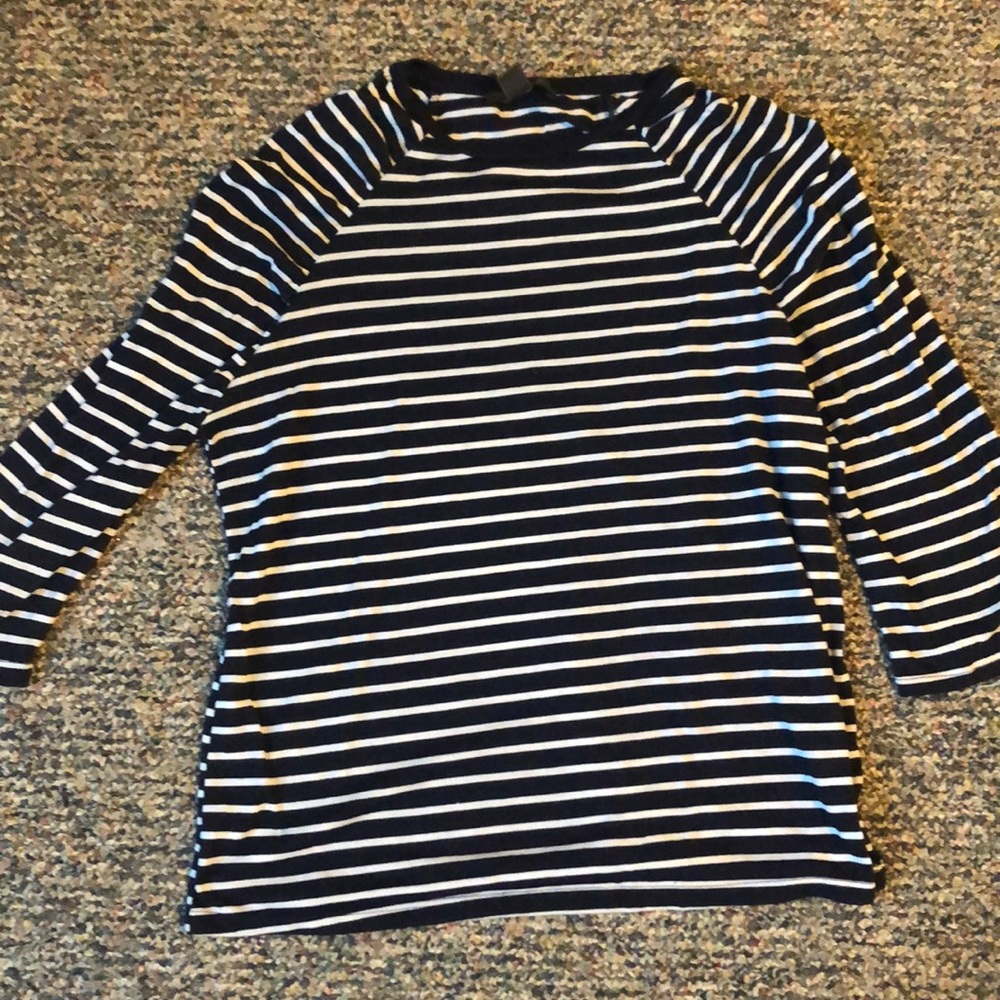 Primark 3/4 sleeve stripped shirt